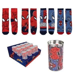 Hucha 4 pares calcetines Spiderman Marvel