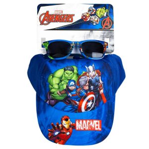 Set gorra + gafas sol Vengadores Avengers Marvel