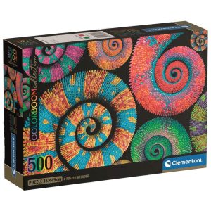 Puzzle Curly Tails Color Boom 500pzs