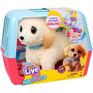 Peluche Perro Cooper The Retriever Ouchies Little Live Pets