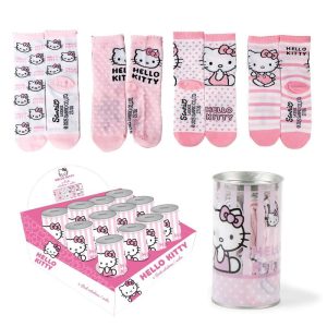 Hucha 4 pares calcetines Hello Kitty