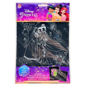 Set papeleria Scratch Art Princesas Disney