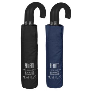 Paraguas plegable automatico colores oscuros 65cm surtido