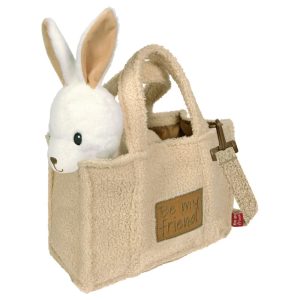 Bolso + peluche conejo 28cm