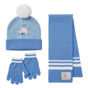 Conjunto gorro guantes bufanda Frozen Disney