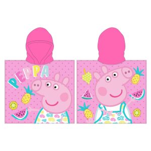 Poncho toalla Peppa Pig microfibra
