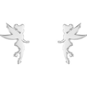 Pendientes Campanilla Disney plata