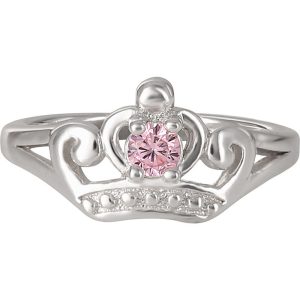 Anillo Corona Princesas Disney plata