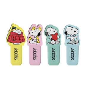Set 4 subrayadores topper Snoopy