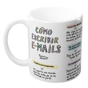 Taza Como Escribir Email Pedrita Parker