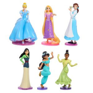 Blister 6 figuras Princesas Disney